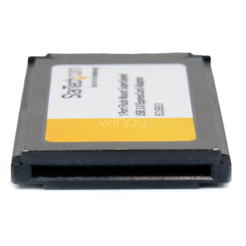 Tarjeta Adaptador ExpressCard/34 USB 3.0 SuperSpeed de 1 Puerto con UASP - Montaje al Ras - Flush Mount - StarTech