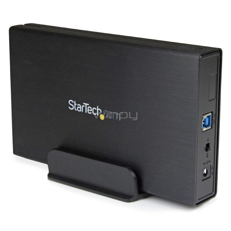 Dedicar Búho Exagerar Gabinete Cofre Carcasa USB 3.0 de Disco Duro SATA 3 III 6Gbps de 3,5  Pulgadas Externo con UASP - Aluminio Negro - StarTech - Winpy.cl