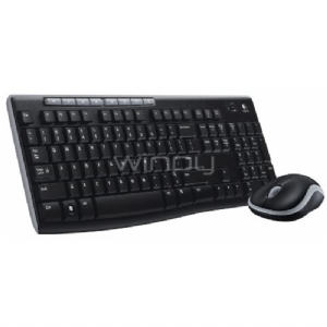 Logitech MK270 teclado RF inalámbrico QWERTY Español Negro