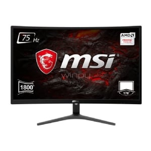 Monitor Curvo Gamer Msi Optix G241vc De 24 Va Fullhd 75hz 1ms 1800r Hdmi Vga Freesync Winpy Cl