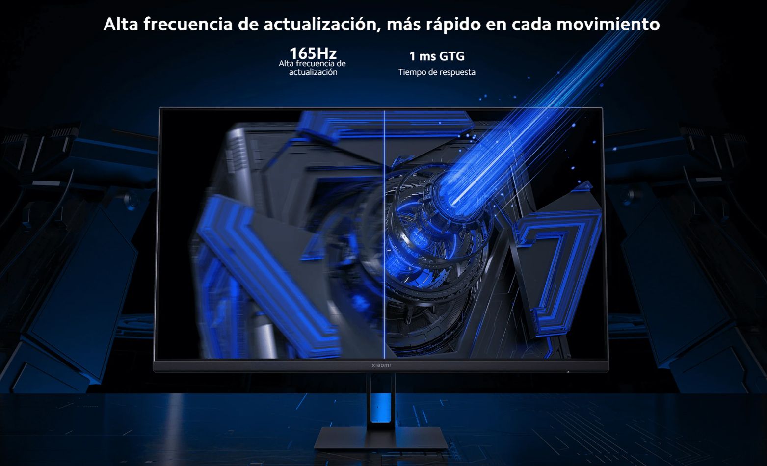 velocidad y frecuencia del monitor xiaomi