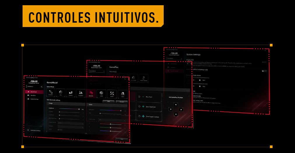 controles intuitivos 