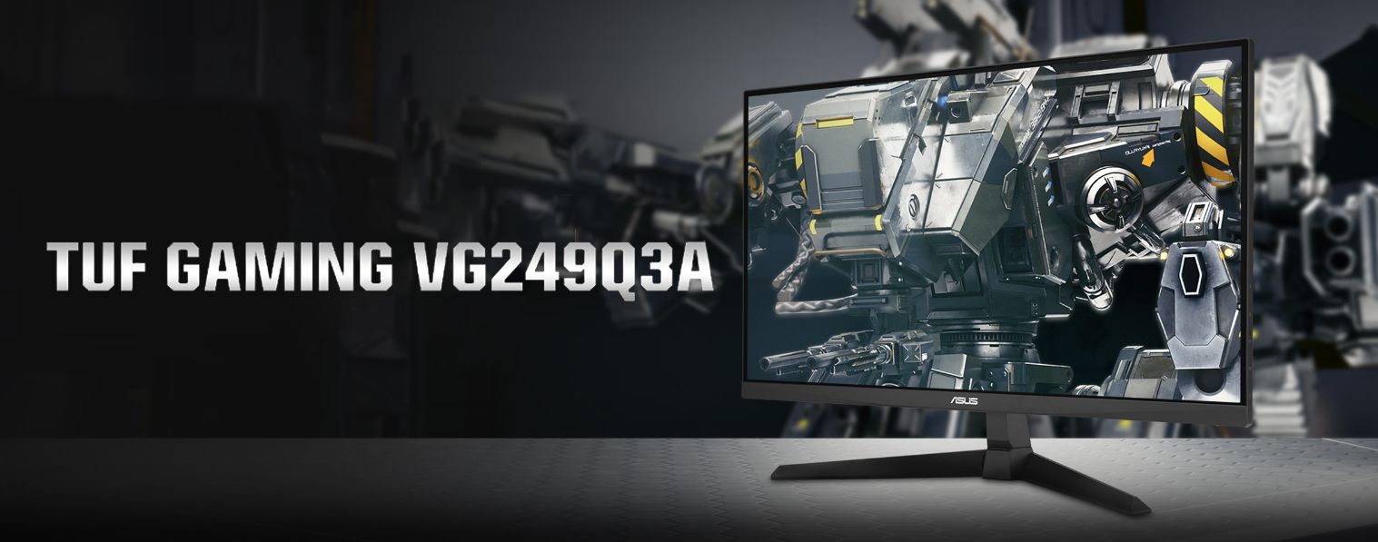 presentacion del monitor gamer asus tuf vg249q3a