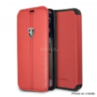 Funda Folio Ferrari para iPhone X/XS (Rojo)