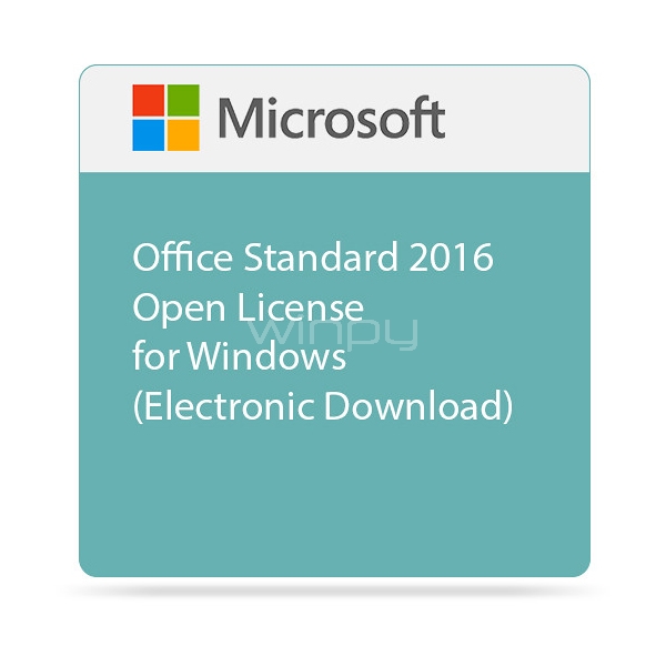 Office 2016 estandar OLP académico 021-10554